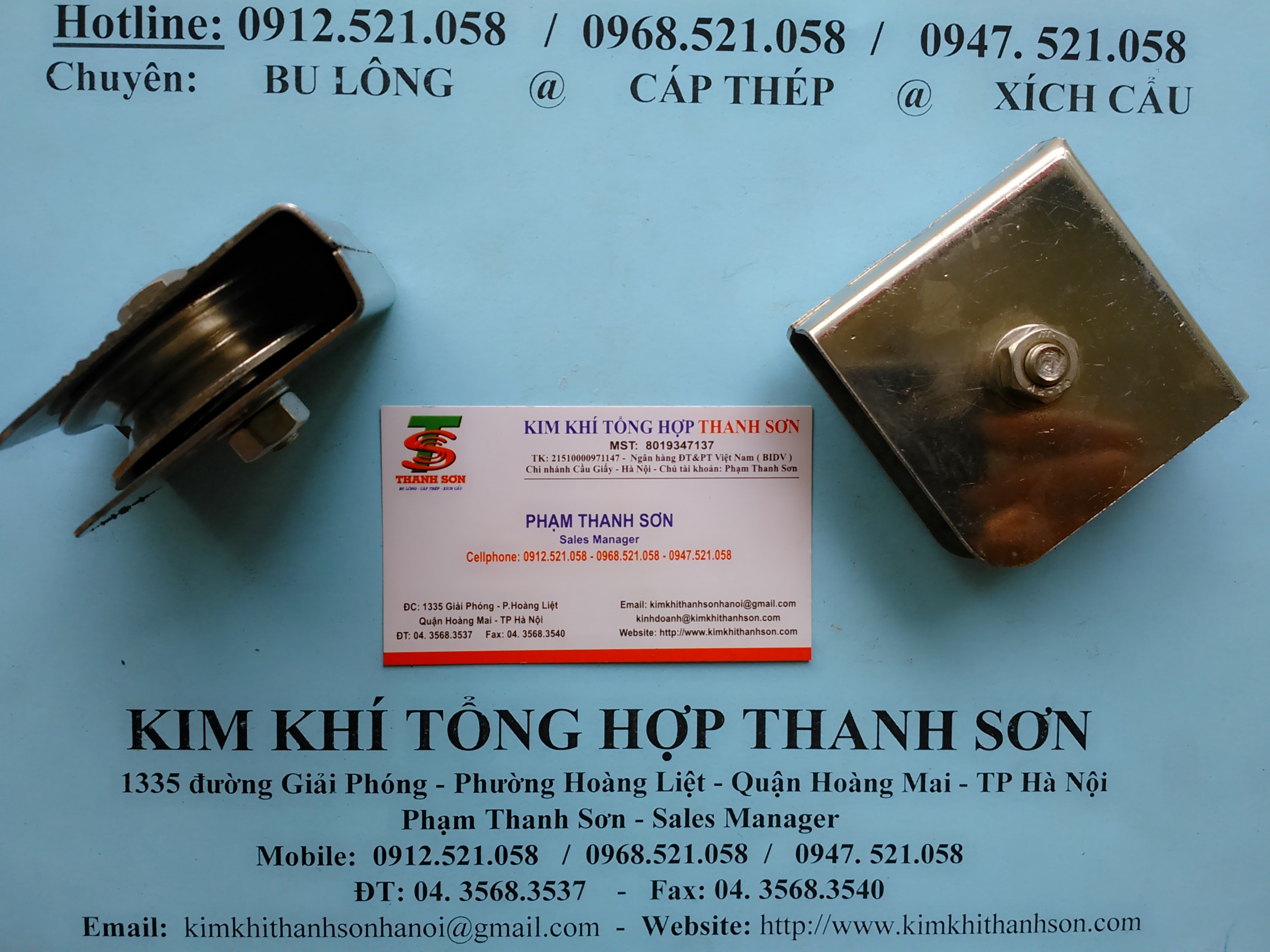 Puly Inox Puly vuông Inox kéo cáp cột cờ 0968.521.058 Thanh Sơn kinh doanh bộ tay ...