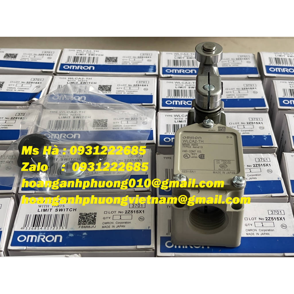 Chuyên công tắc hành trình WLCA2-TH hãng omron  