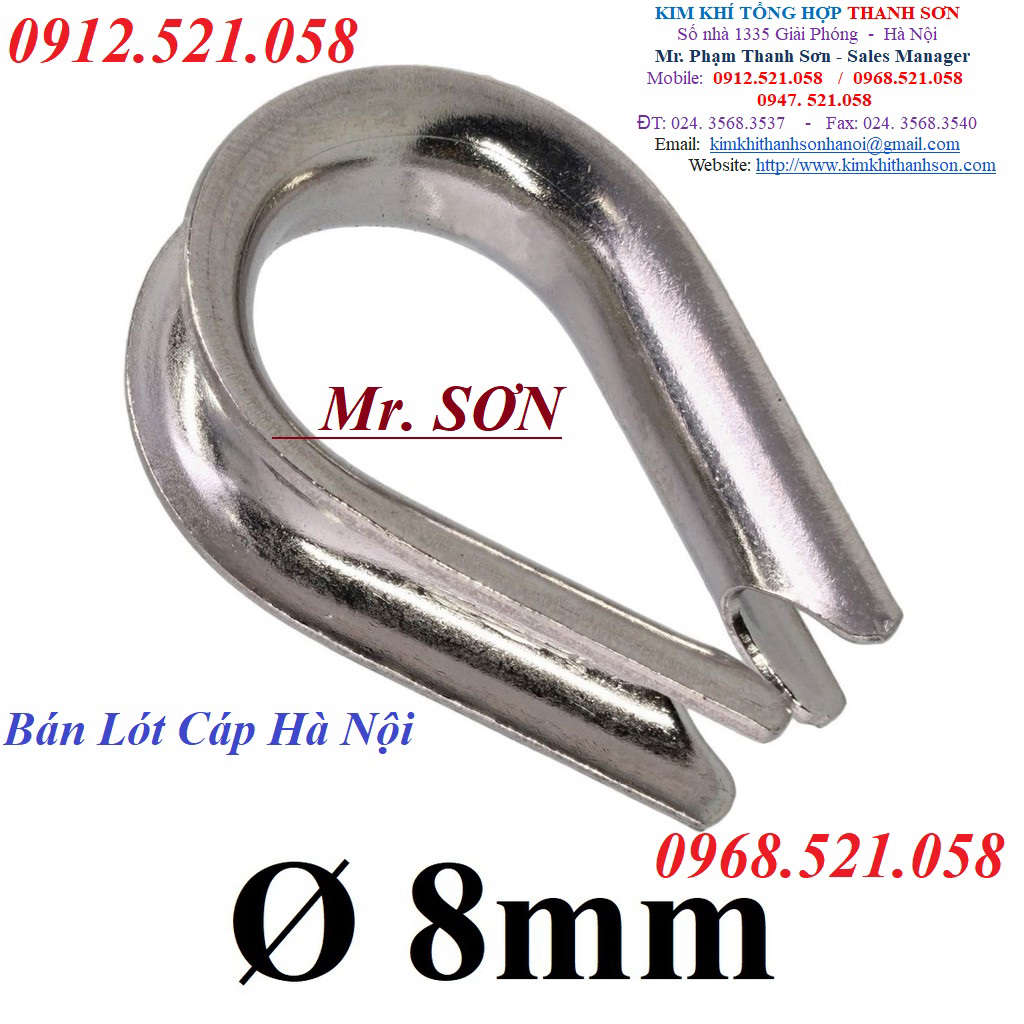 (Lót cáp Inox 304,bẹn lót cáp thép mạ kẽm Hà Nội) 0947.521.058 Cáp thép ...