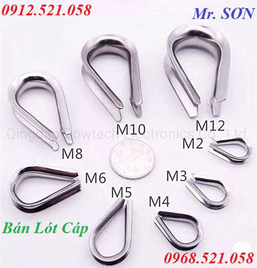 (Lót cáp Inox 304,bẹn lót cáp thép mạ kẽm Hà Nội) 0947.521.058 Cáp thép ...