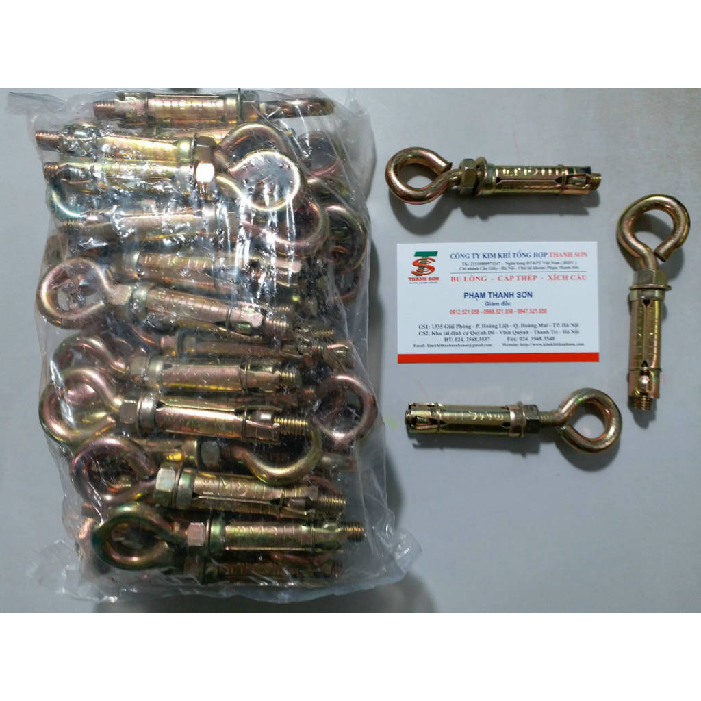 M8,M6,M10 vít nở sắt móc tròn mạ kẽm cầu vồng 0947.521.058 Ốc vít bu ...