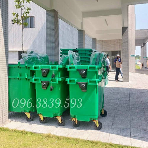 Xe đẩy rác bệnh viện 660L - thùng rác tập kết rác thải khối lượng lớn / 0963 839 593 Ms.Loan | WebRaoVat - webraovat.net.vn