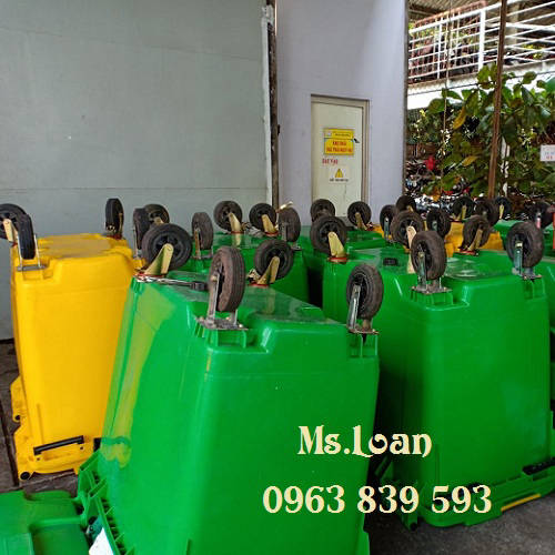 Xe đẩy rác bệnh viện 660L - thùng rác tập kết rác thải khối lượng lớn / 0963 839 593 Ms.Loan | WebRaoVat - webraovat.net.vn