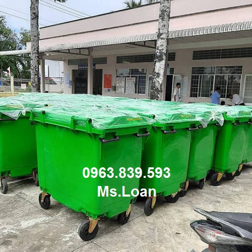Xe đẩy rác bệnh viện 660L - thùng rác tập kết rác thải khối lượng lớn / 0963 839 593 Ms.Loan | WebRaoVat - webraovat.net.vn