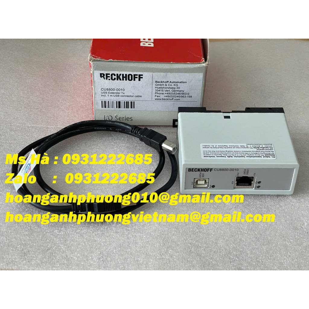Bộ điều khiển EtherCAT với cổng USB Beckhoff CU8800-0010  | WebRaoVat - webraovat.net.vn