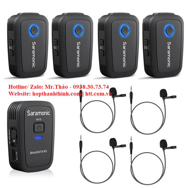 Saramonic Blink 500 T4 – Micro không dây USB-C thế hệ mới, thu âm chuẩn studio