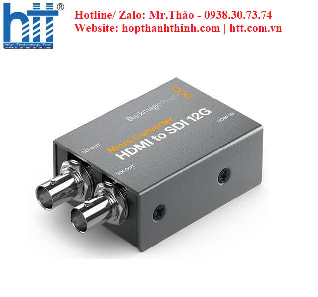 Blackmagic Micro Converter SDI to HDMI 3G – Chuyển đổi tín hiệu SDI sang HDMI dễ dàng, nhanh chóng và chuyên nghiệp